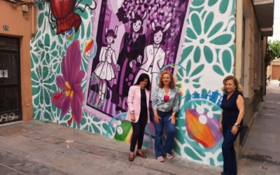 AFAV y Fundación QUAES sacan el alzhéimer a la calle con el mural urbano “Siempre en nuestra memoria” pintado por Barbiturikills