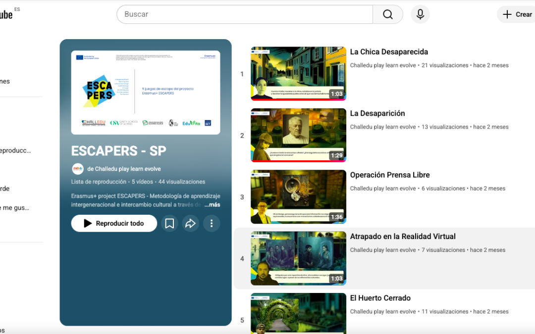 Trailers de ESCAPERS en español