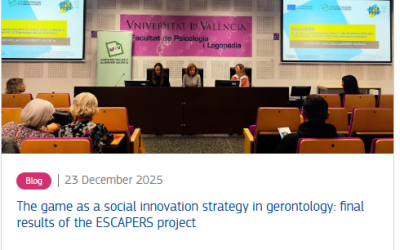 El juego como estrategia de innovación social en gerontología: resultados finales de ESCAPERS