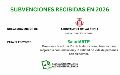AFAV recibe una ayuda del Ayuntamiento de València para el programa ‘SaludARTE’